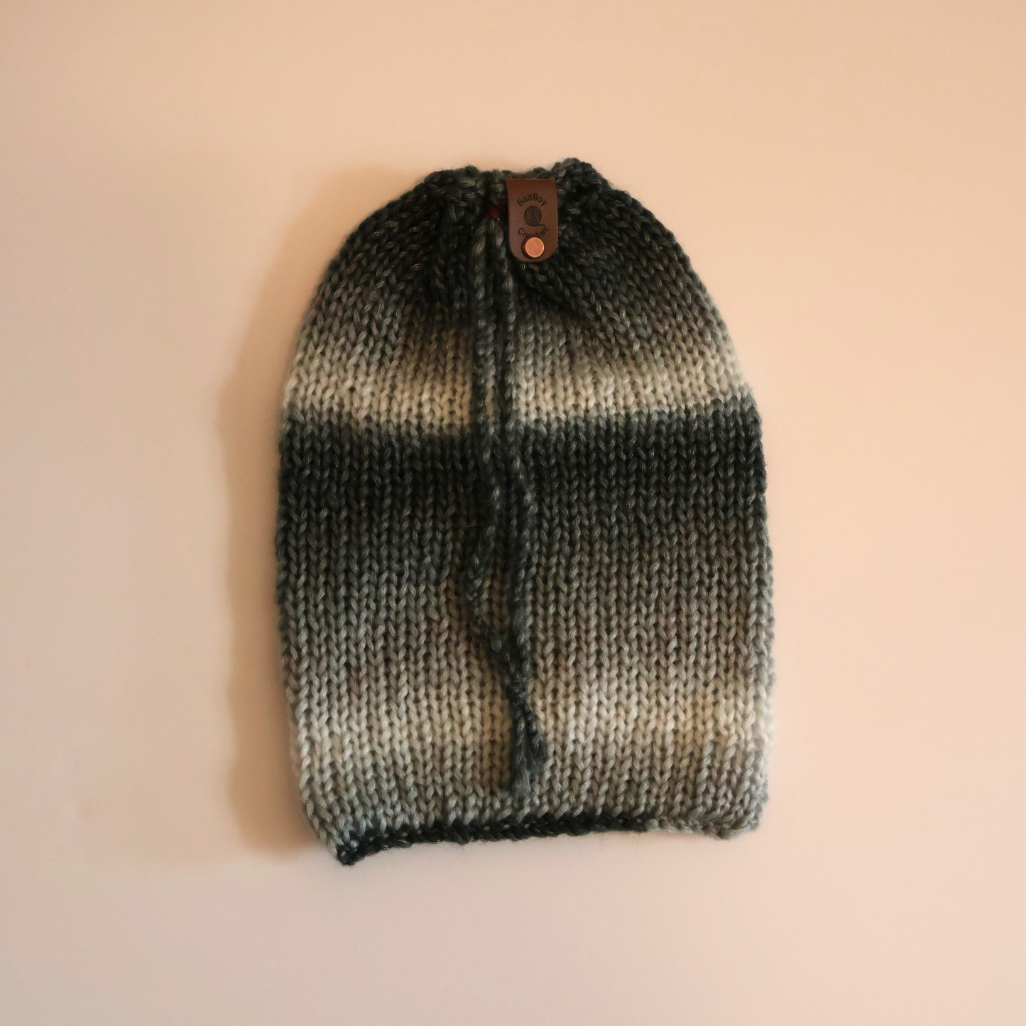 Grey Drawstring Pouch
