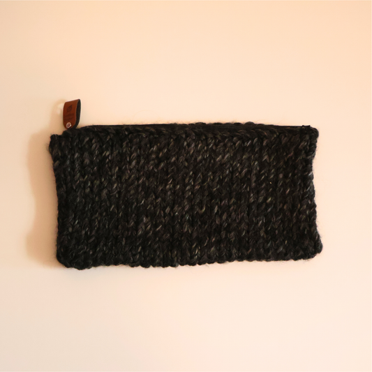 Charcoal Zip Pouch