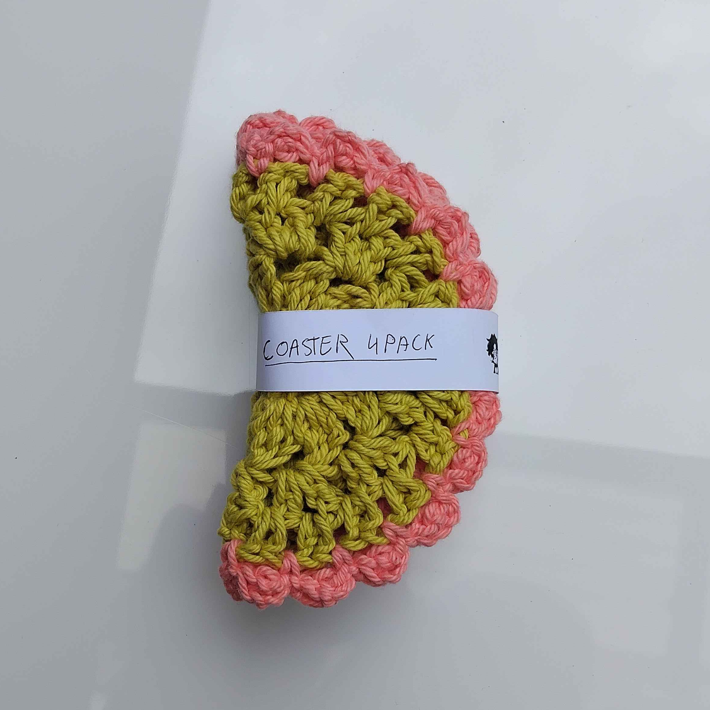 Chartreuse Coasters (set of 4)