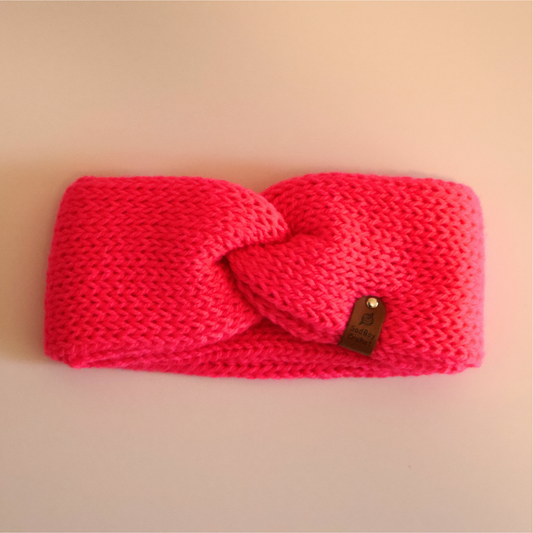 Neon Pink Twisted Headband