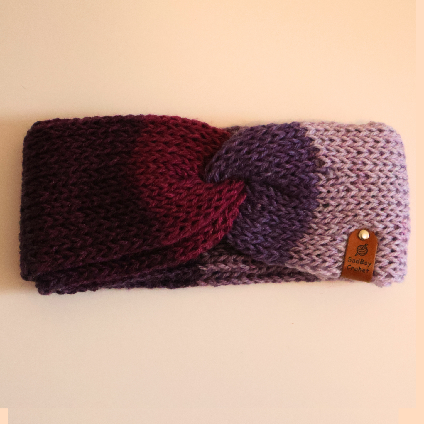 Purple Twisted Headband