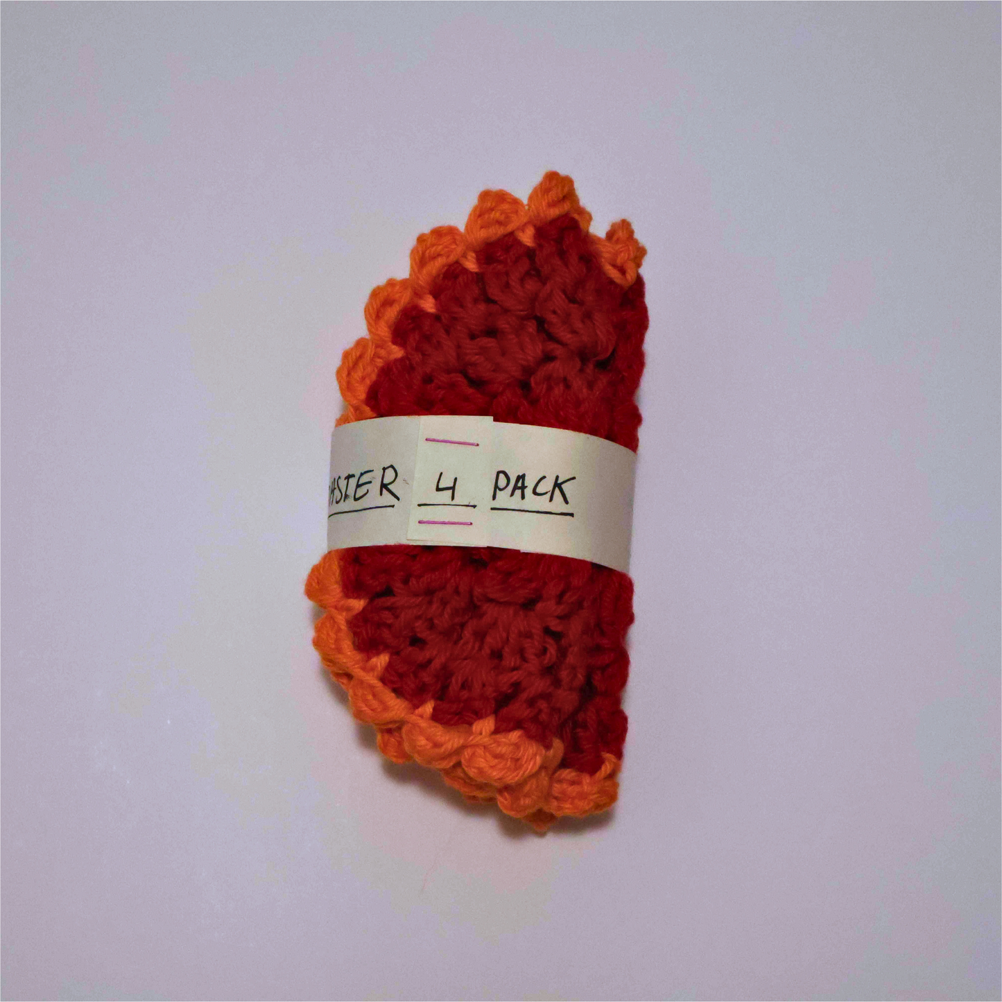 Red Coasters (set of 4)