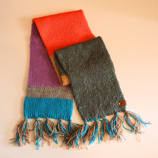 Scrappy Knit Scarf
