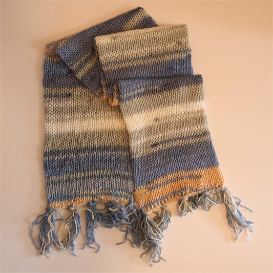 Stormy Seas Knit Scarf